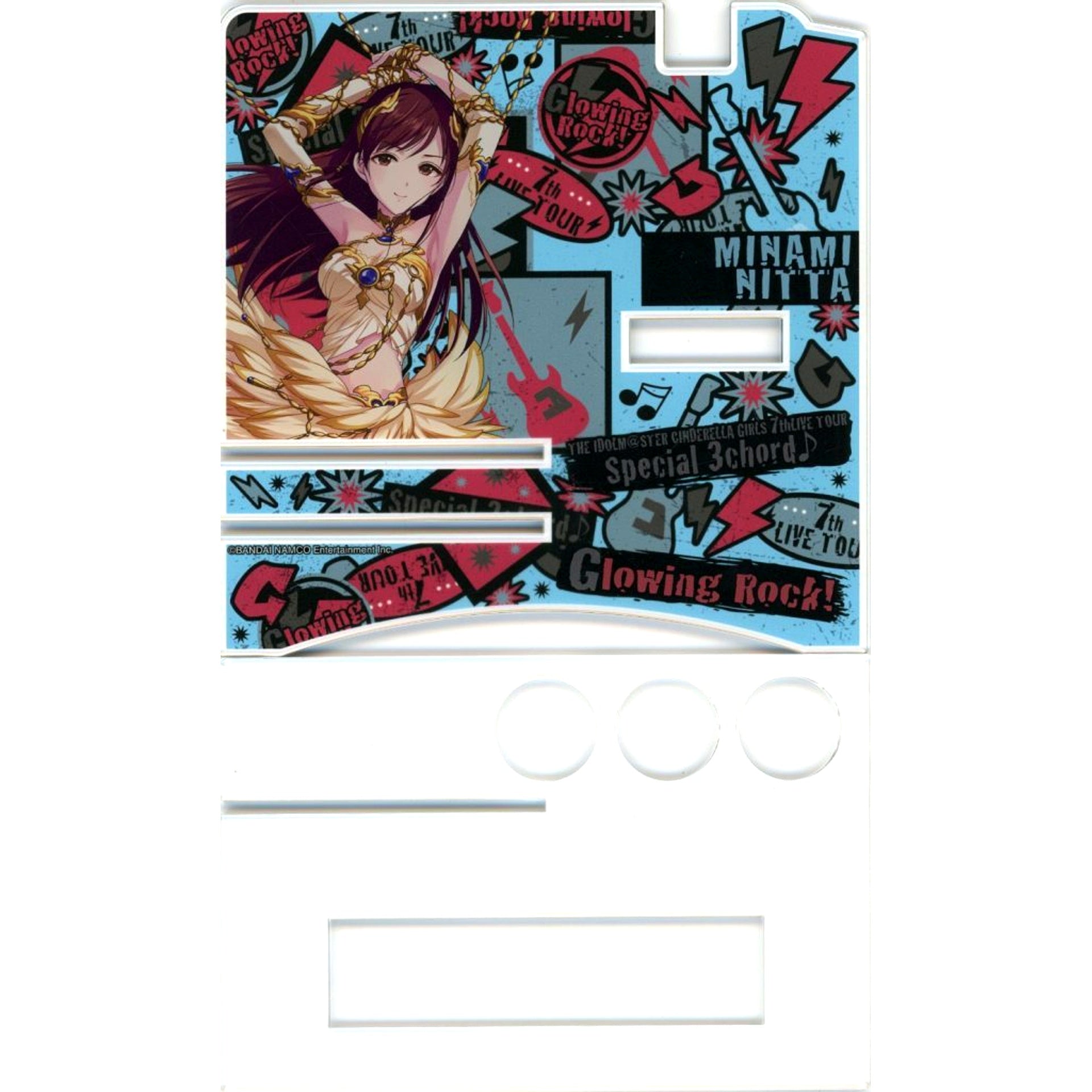 Minami Nitta 7thLIVE TOUR Glowing Rock! Ver. Official Concert Light Stand The Idolmaster Cinderella Girls 7thLIVE TOUR Special 3chord Glowing Rock! [USED]