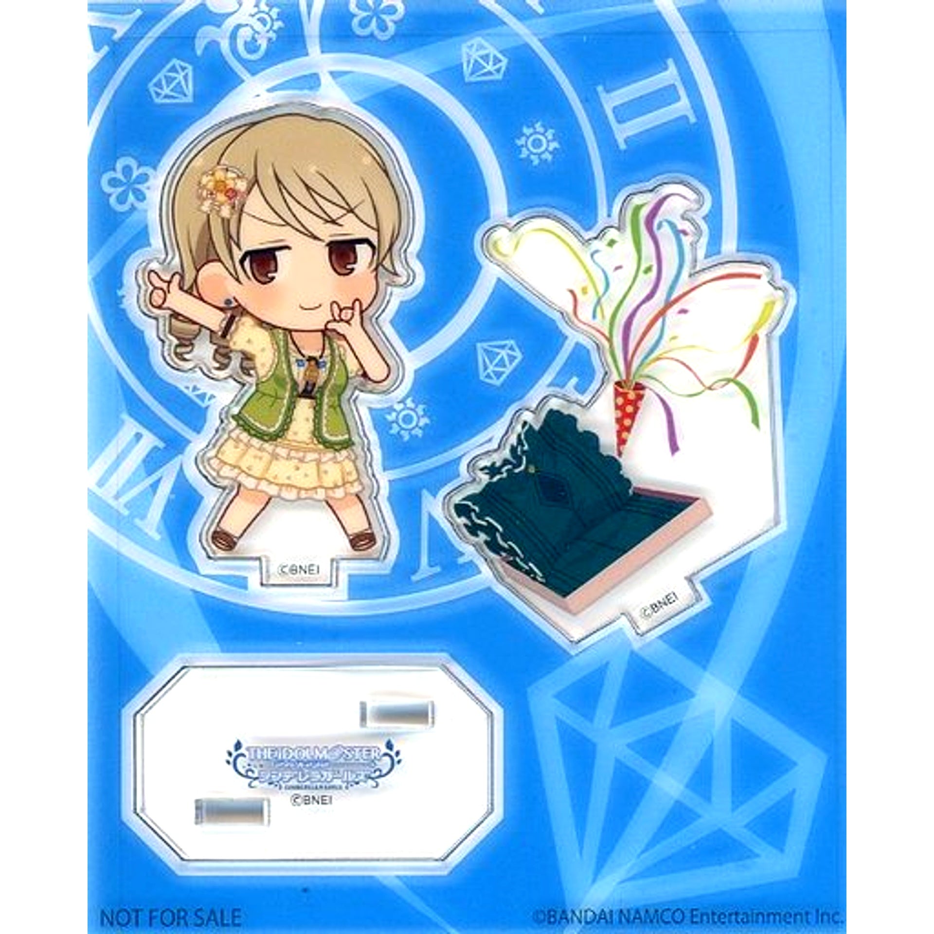 Nono Morikubo Plain Clothes Ver. Cinderella Girls Acrylic Character Plate Petit Gift for Answer Ver. AmiAmi Bonus [USED]