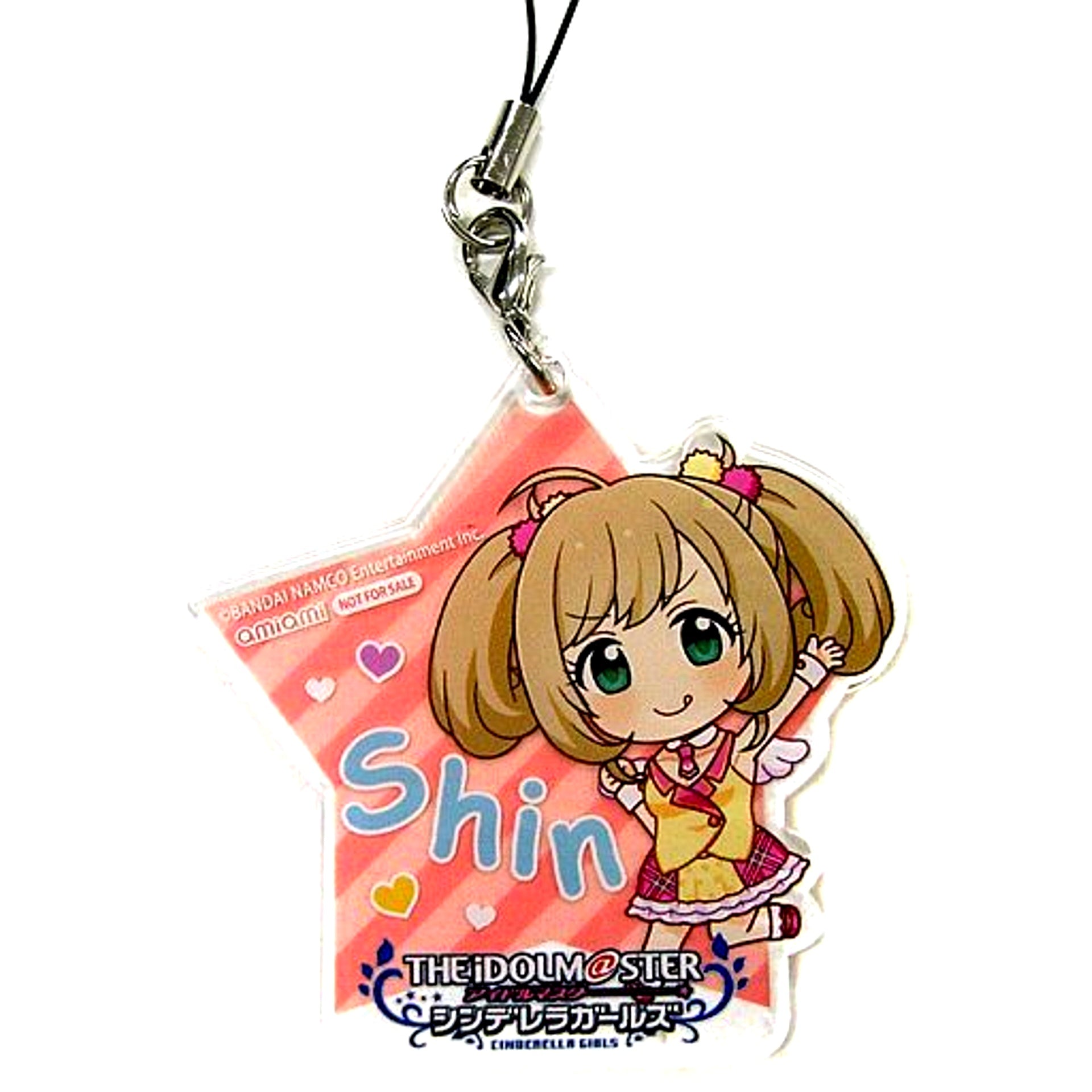 Shin Sato Puchiderera The Idolmaster Cinderella Girls Acrylic Strap Dream Tech Tokonatsu Paradise 1/8 Figure AmiAmi Ltd Bonus [USED]