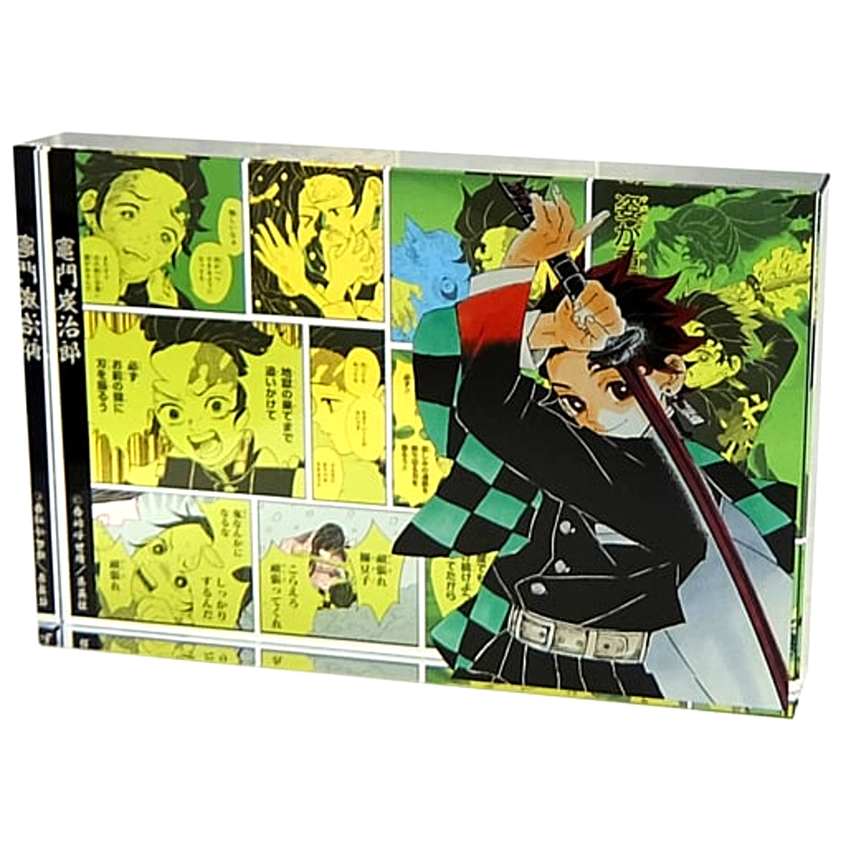 Tanjiro Kamado Demon Slayer: Kimetsu no Yaiba Heroes Acrylic Block Jump Characters Store Limited [USED]