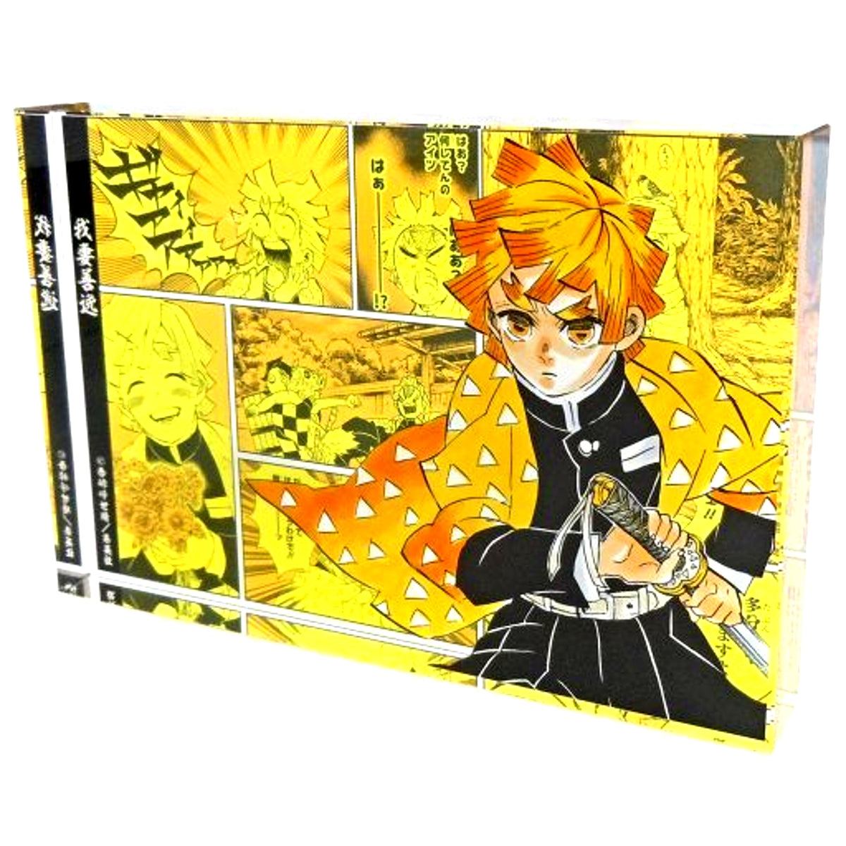 Zenitsu Agatsuma Demon Slayer Acrylic Block HEROES Jump Characters Store Limited [USED]