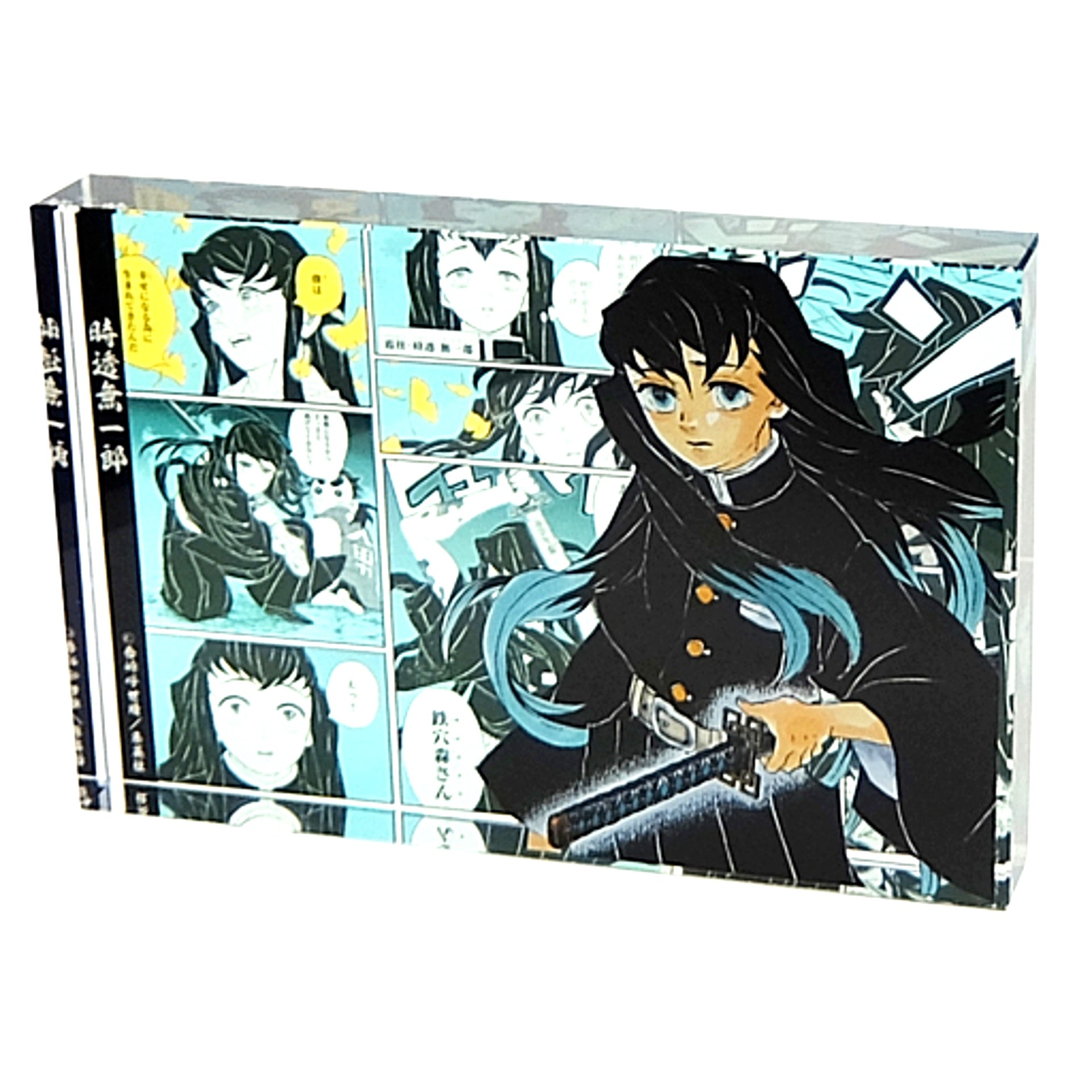 Muichiro Tokito Demon Slayer: Kimetsu no Yaiba Acrylic Block HEROES Jump Characters Store Limited [USED]