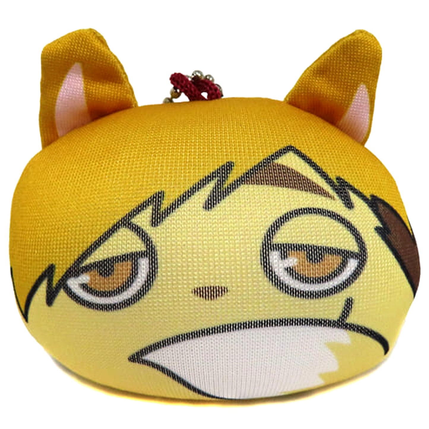 Yu Fox Haikyu!! To The Top Trading Beach Ball Style Bead Cushion Keychain Bunbougu Cafe Collaboration Limited [USED]