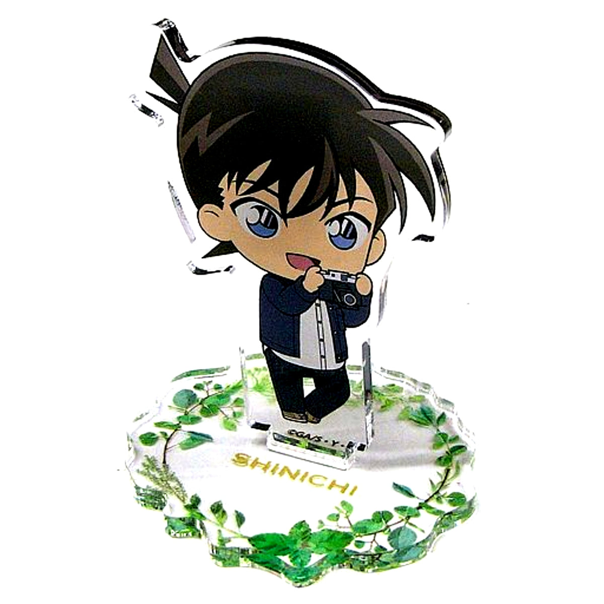 Shinichi Kudo SD Camera Ver. Detective Conan Blind Mini Acrylic Stand Clip [USED]