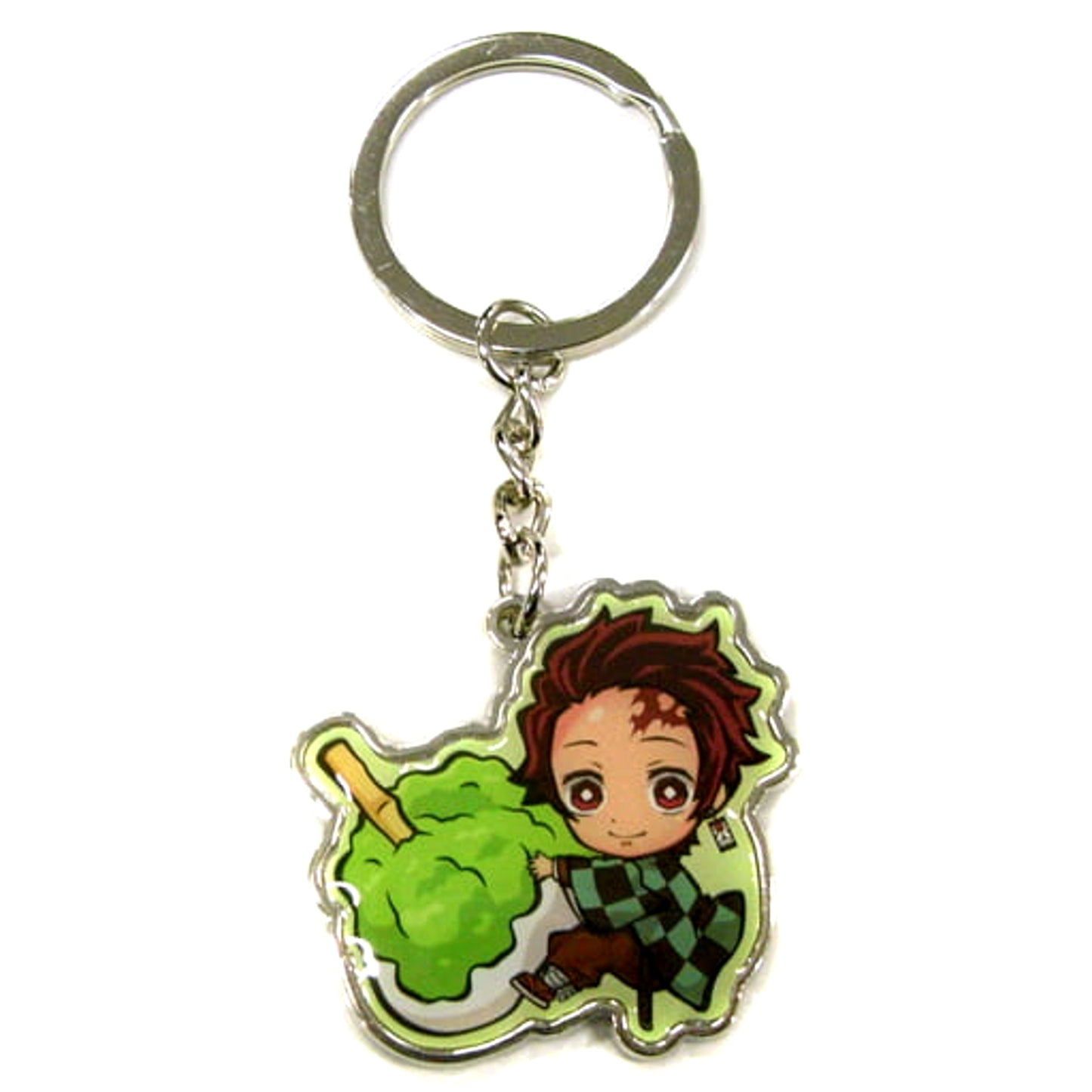 Tanjiro Kamado Zunda Mochi Demon Slayer: Kimetsu no Yaiba Metal Keychain Sendai Limited [USED]