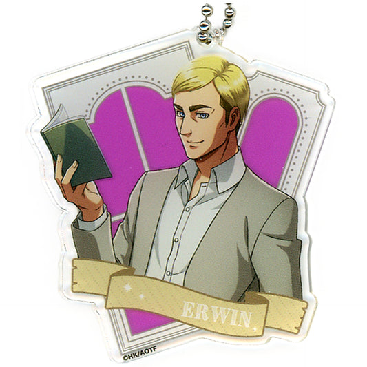 Attack on Titan The Final Season Erwin Smith B Trading Acrylic Keychains Keychains [USED]