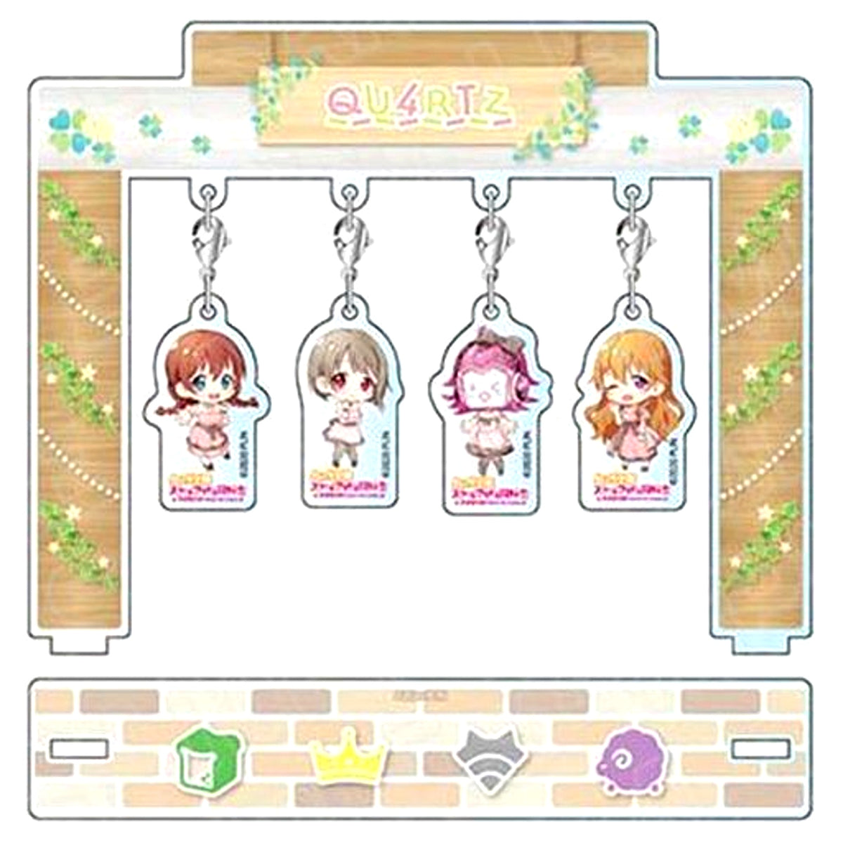 Group QU4RTZ Deformed Ver. Furaflora Acrylic Diorama Love Live! Nijigasaki High School Idol Club [USED]