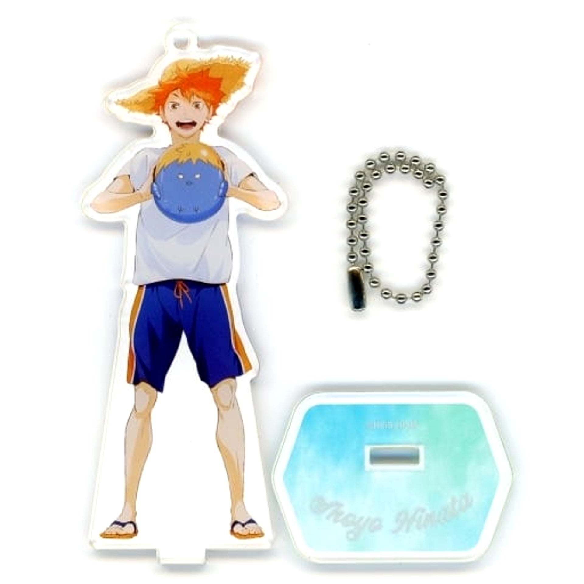 Haikyu!! To The Top Shoyo Hinata Acrylic Stand Keychain Stationery Cafe Collaboration Keychains [USED]