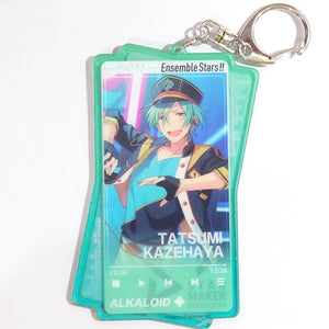 Tatsumi Kazehaya Ensemble Stars! Double-Sided Acrylic Key Chain B Ver.3 China Limited Key Ring [USED]