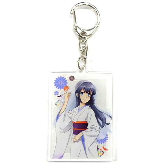 Shoko Makinohara Half Body Rascal Does Not Dream of Bunny Girl Senpai Illustration Japanese Halloween ver Trading Acrylic Keychain [USED]