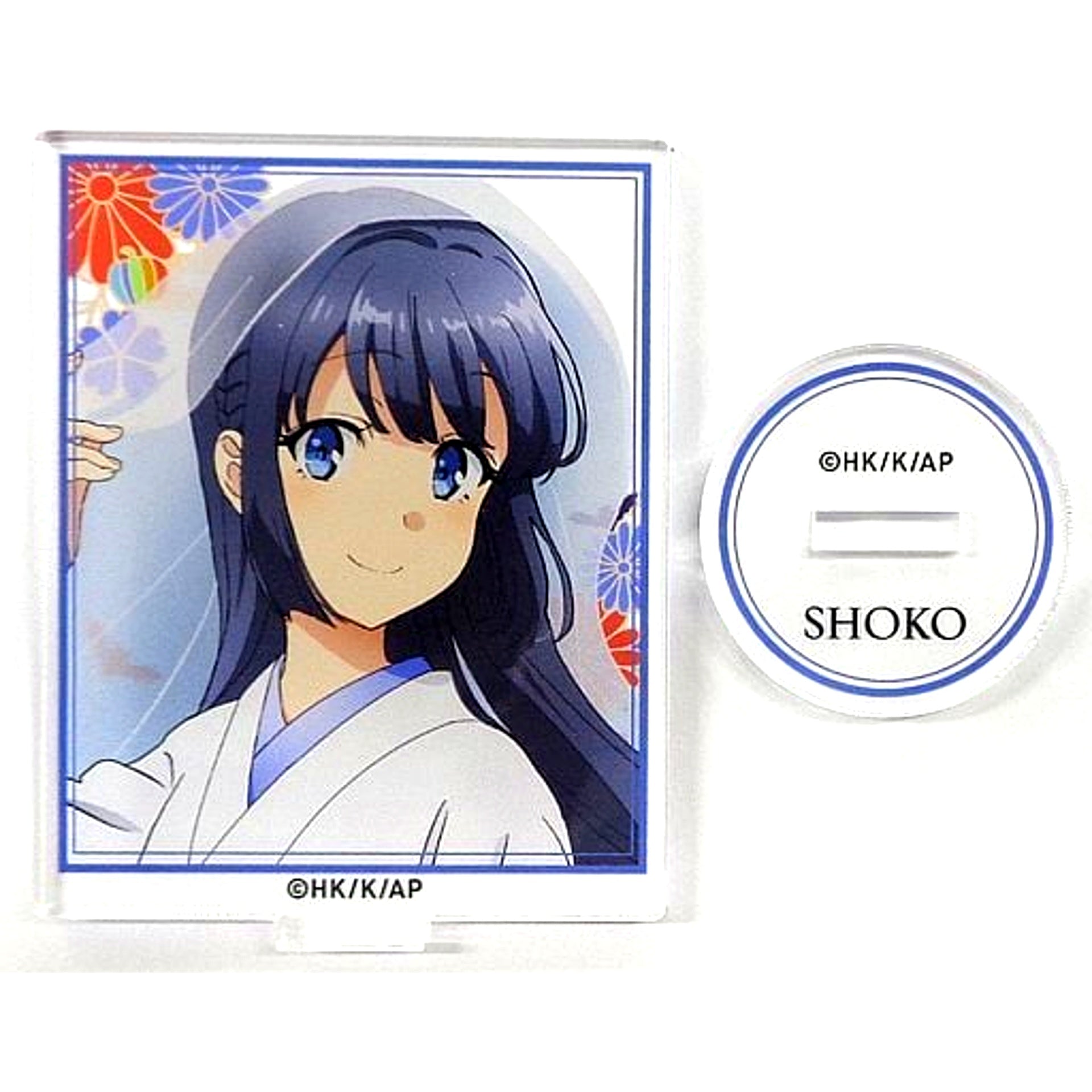 Shoko Makinohara Face Rascal Does Not Dream of Bunny Girl Senpai Illustration Japanese Style Halloween Ver. Trading Acrylic Stand [USED]