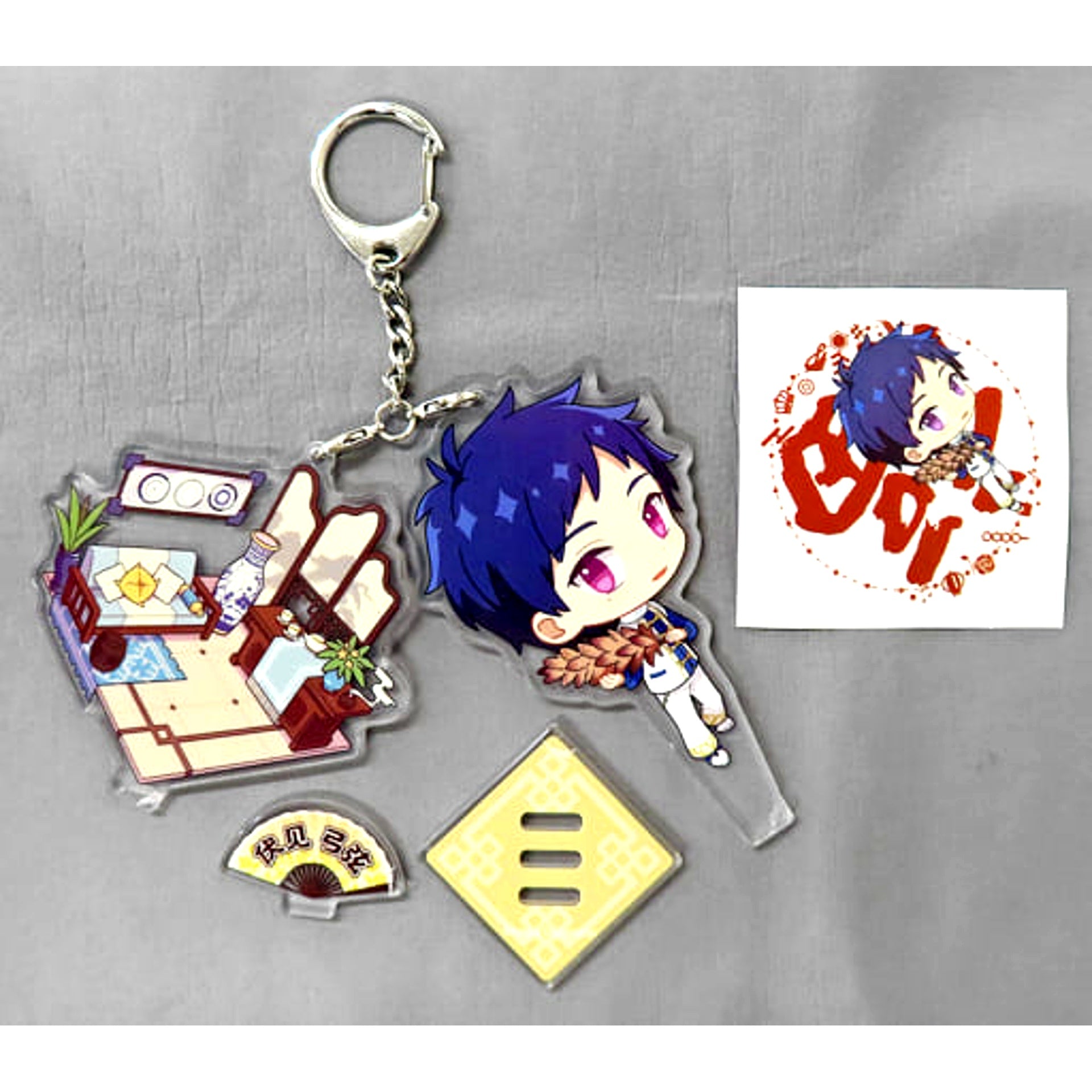 Yuzuru Fushimi Ensemble Stars! New Year Acrylic Stand Type Ko China Limited [USED]