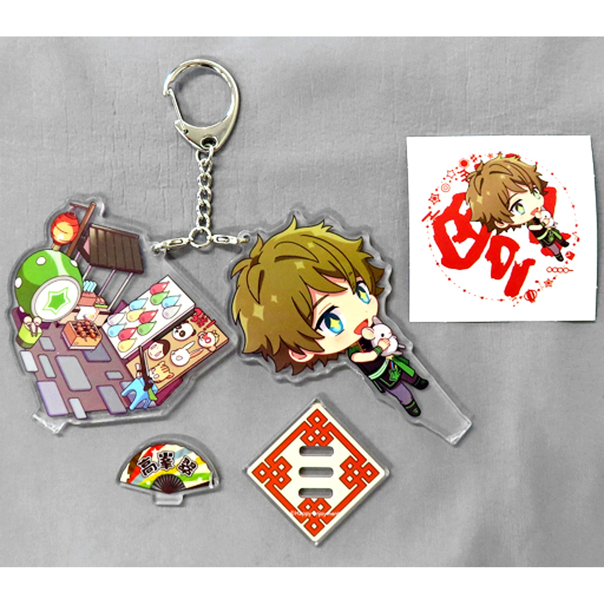 Midori Takamine Ensemble Stars! New Year Acrylic Stand Type A China Limited [USED]