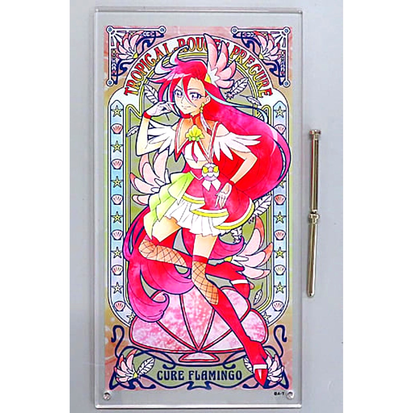 Cure Flamingo Tropical-Rouge! Precure Acrylic Art Board Shining Ocean-view [USED]