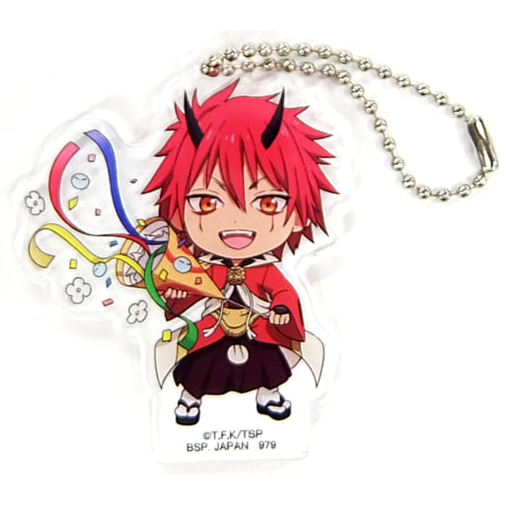 That Time I Got Reincarnated as a Slime Benimaru Ichiban Kuji Feast of The Demon Lord: Walpurgis Acrylic Charms Kyunchara Illustrations Prize H [USED]