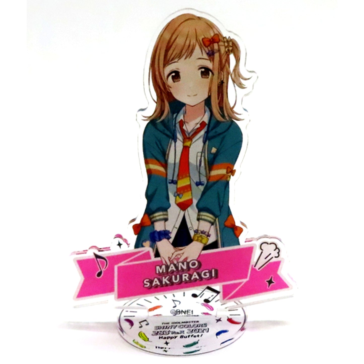 Mano Sakuragi THE IDOLM@STER SHINY COLORS Official Acrylic Stand 283 Fes 2021 Ver. Happy Buffet! [USED]
