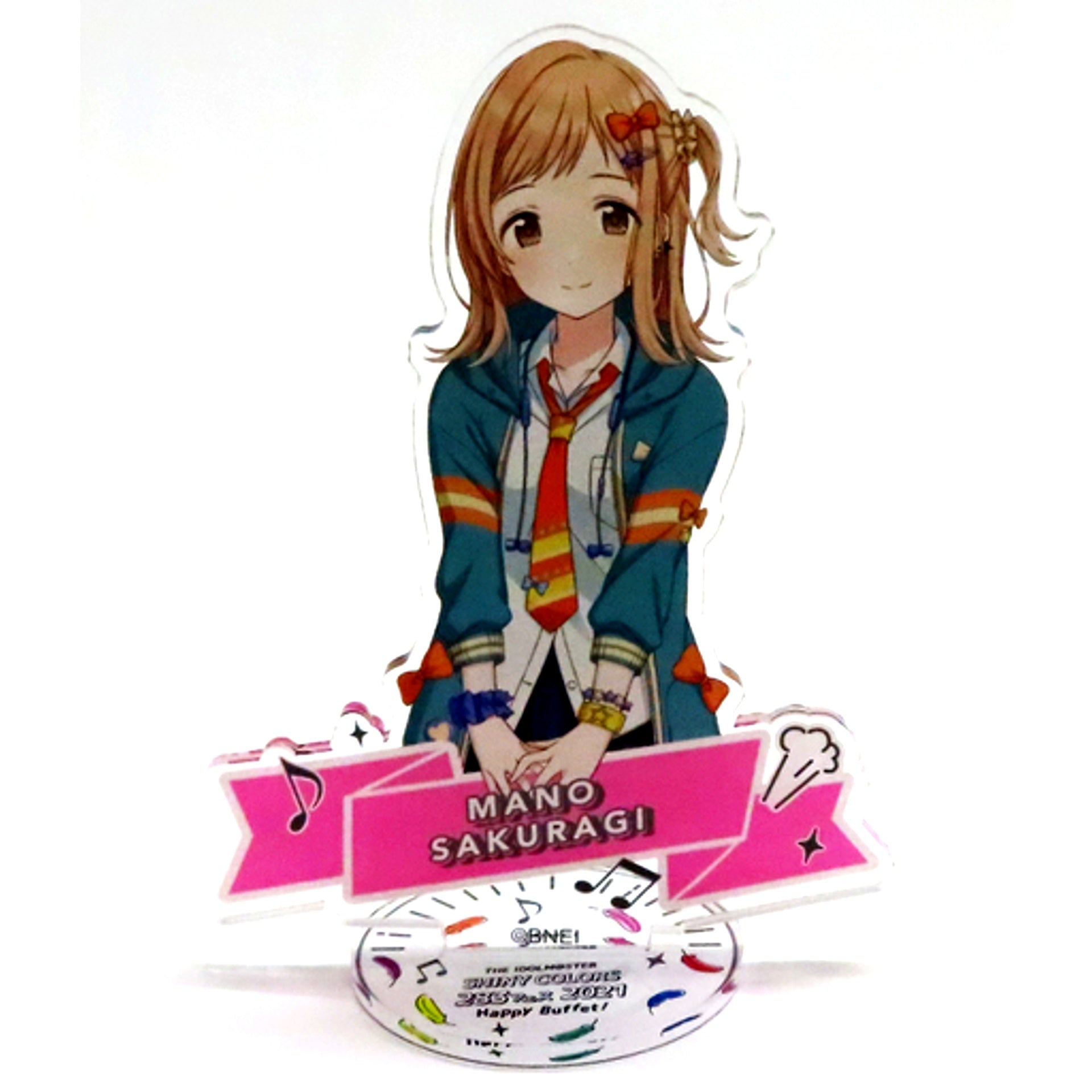 Mano Sakuragi THE IDOLM@STER SHINY COLORS Official Acrylic Stand 283 Fes 2021 Ver. Happy Buffet! [USED]