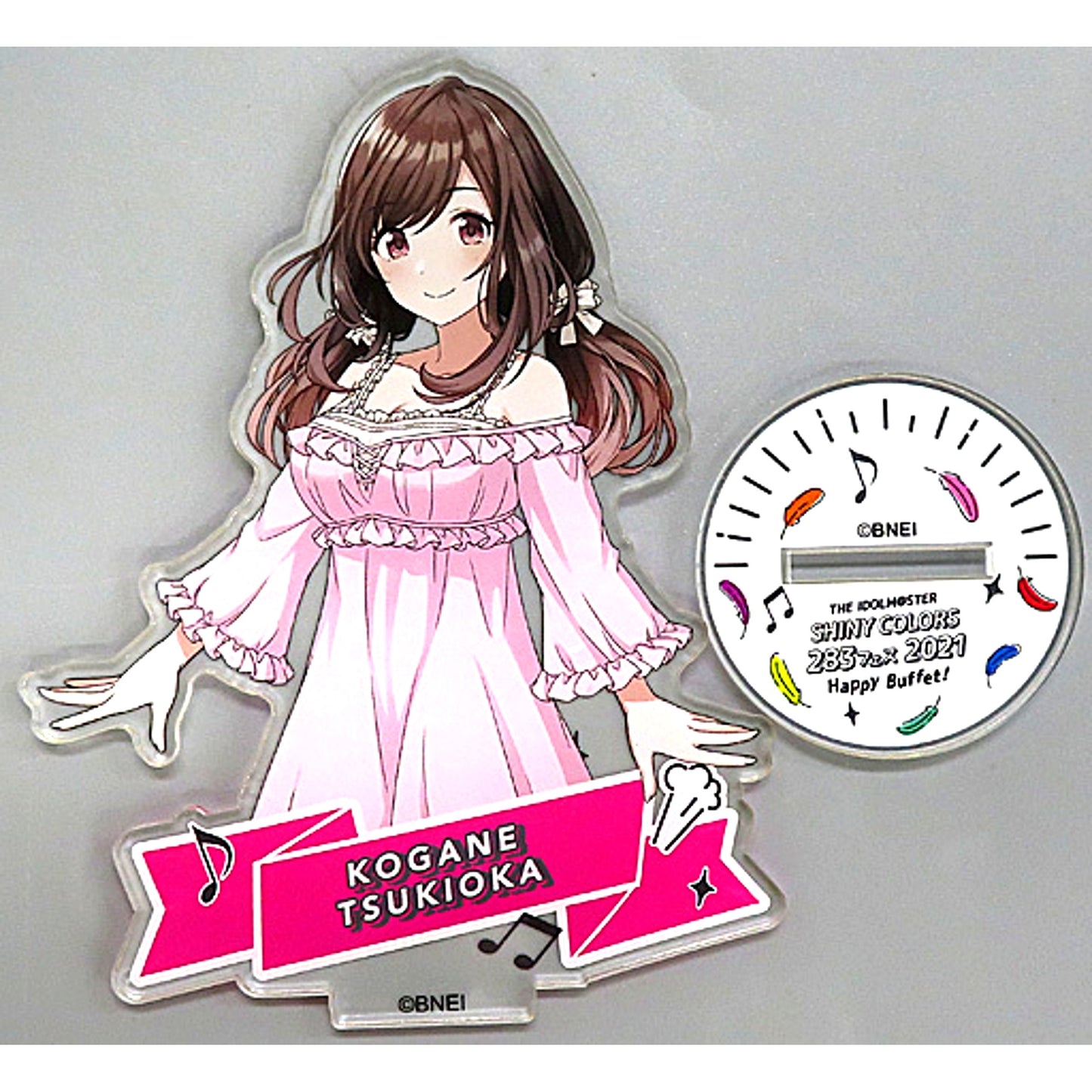 Kogane Tsukioka THE IDOLM@STER SHINY COLORS Official Acrylic Stand 283 Fes 2021 Happy Buffet! Ver. [USED]