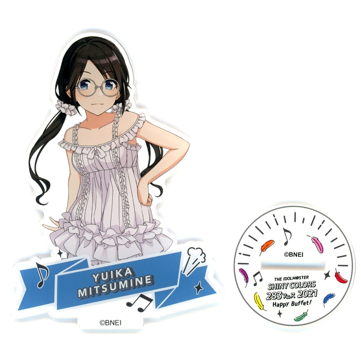 Yuika Mitsumine 283 Fes 2021 Happy Buffet THE IDOLM@STER Shiny Colors Acrylic Stand [USED]