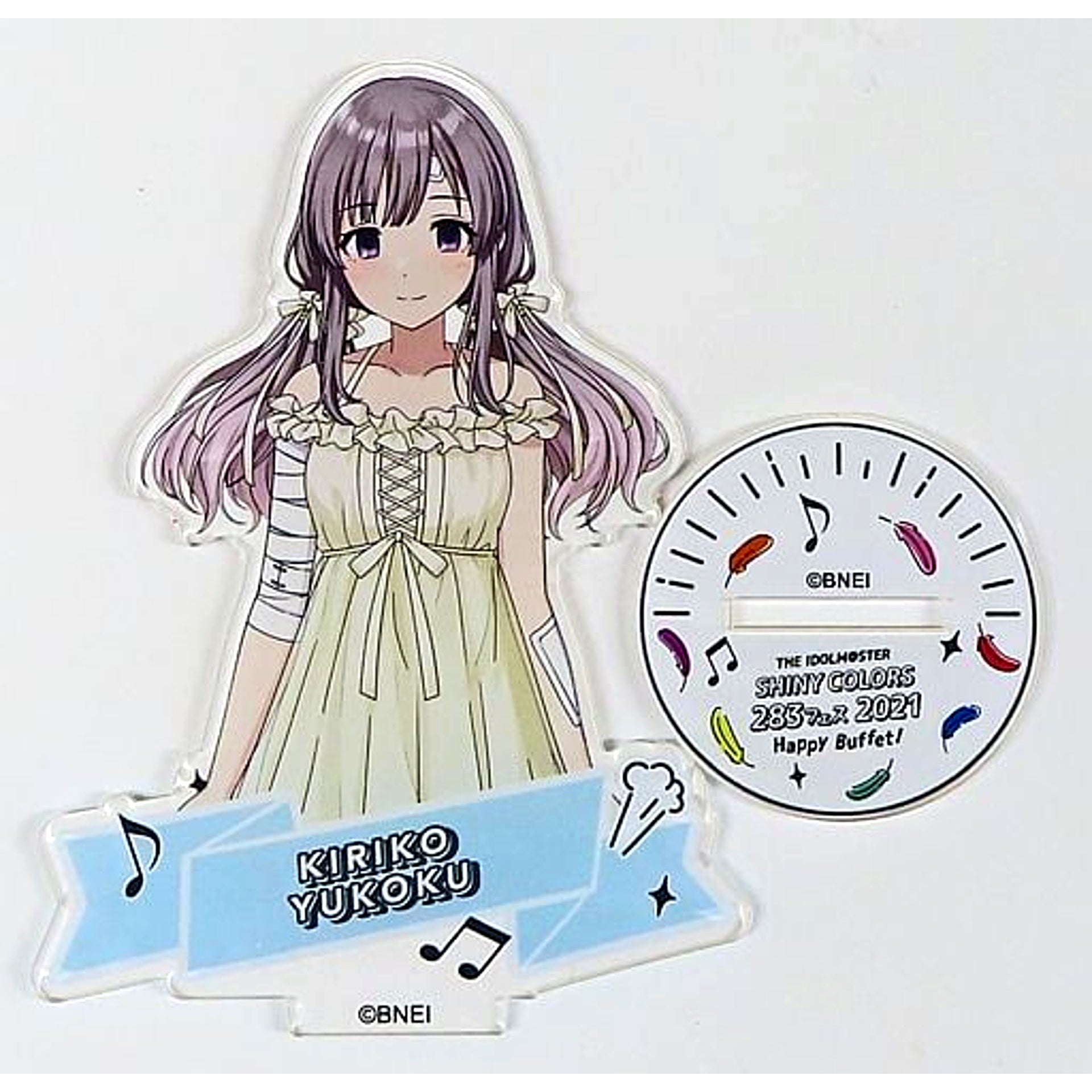Kiriko Yuikoku THE IDOLM@STER SHINY COLORS Official Acrylic Stand 283 Fes 2021 Happy Buffet! Ver. [USED]
