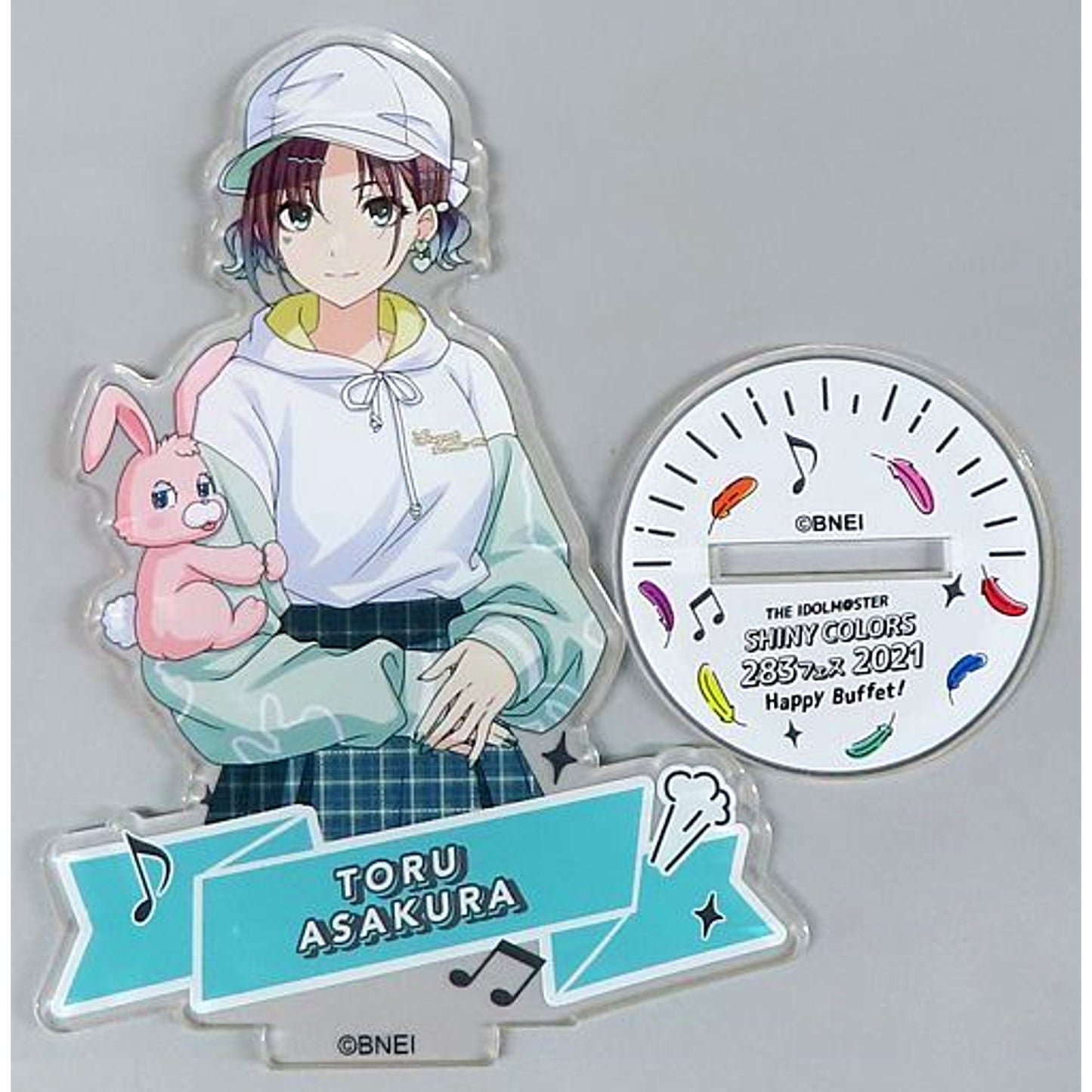 Toru Asakura Official Acrylic Stand 283 Fes 2021 Ver. The Idolmaster Shiny Colors 283 Fes 2021 Happy Buffet! [USED]