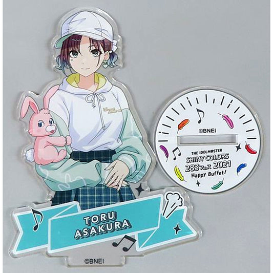 Toru Asakura Official Acrylic Stand 283 Fes 2021 Ver. The Idolmaster Shiny Colors 283 Fes 2021 Happy Buffet! [USED]