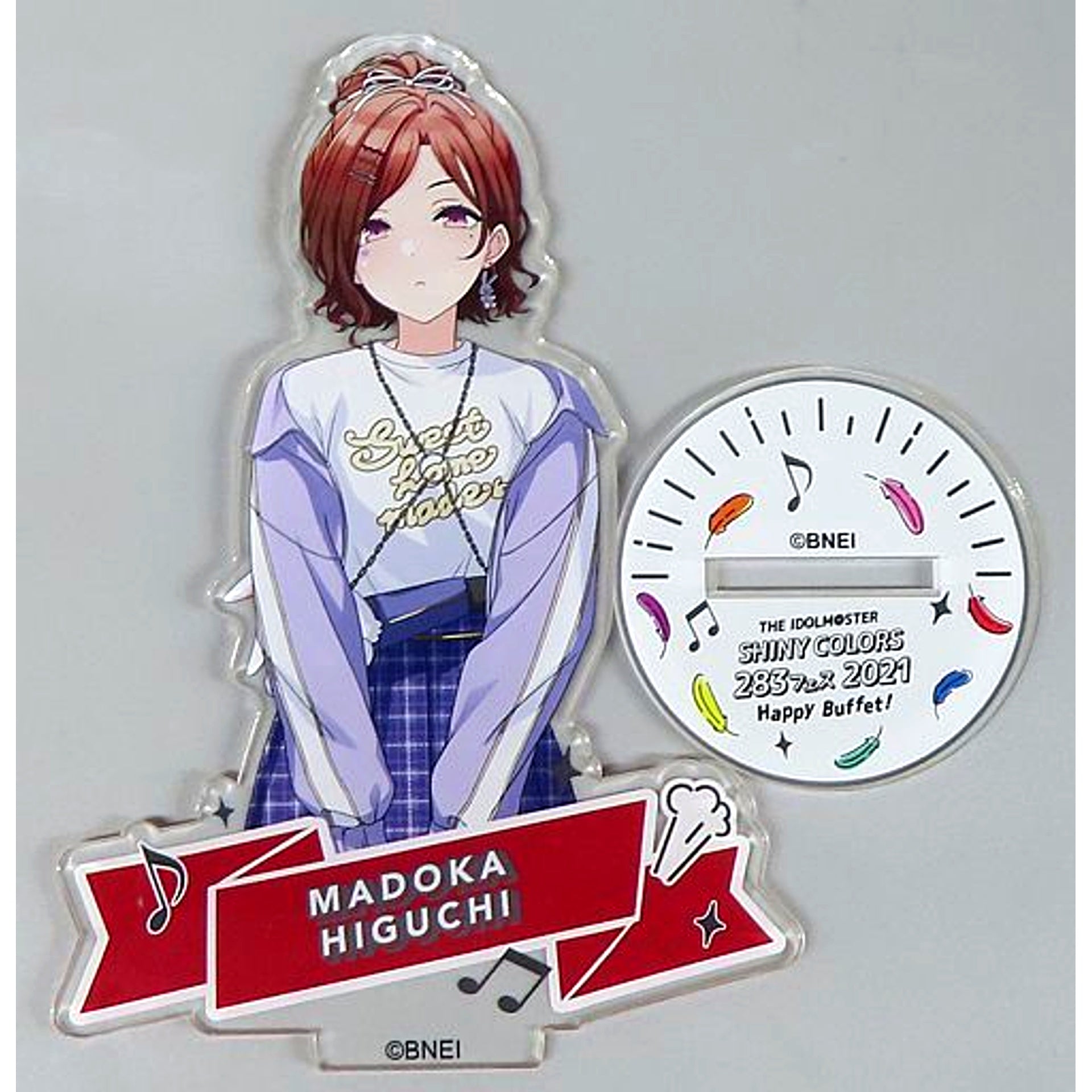 Madoka Higuchi THE IDOLM@STER SHINY COLORS Official Acrylic Stand 283 Fes 2021 Happy Buffet! Ver. [USED]