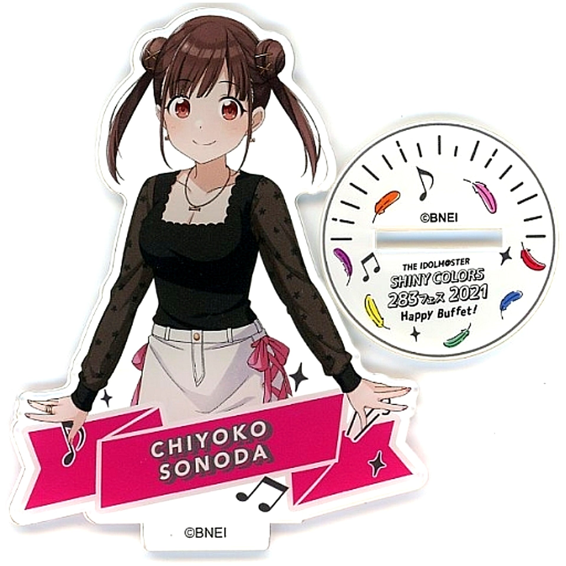Chiyoko Sonoda THE IDOLM@STER SHINY COLORS Official Acrylic Stand 283 Fes 2021 Happy Buffet! Ver. [USED]