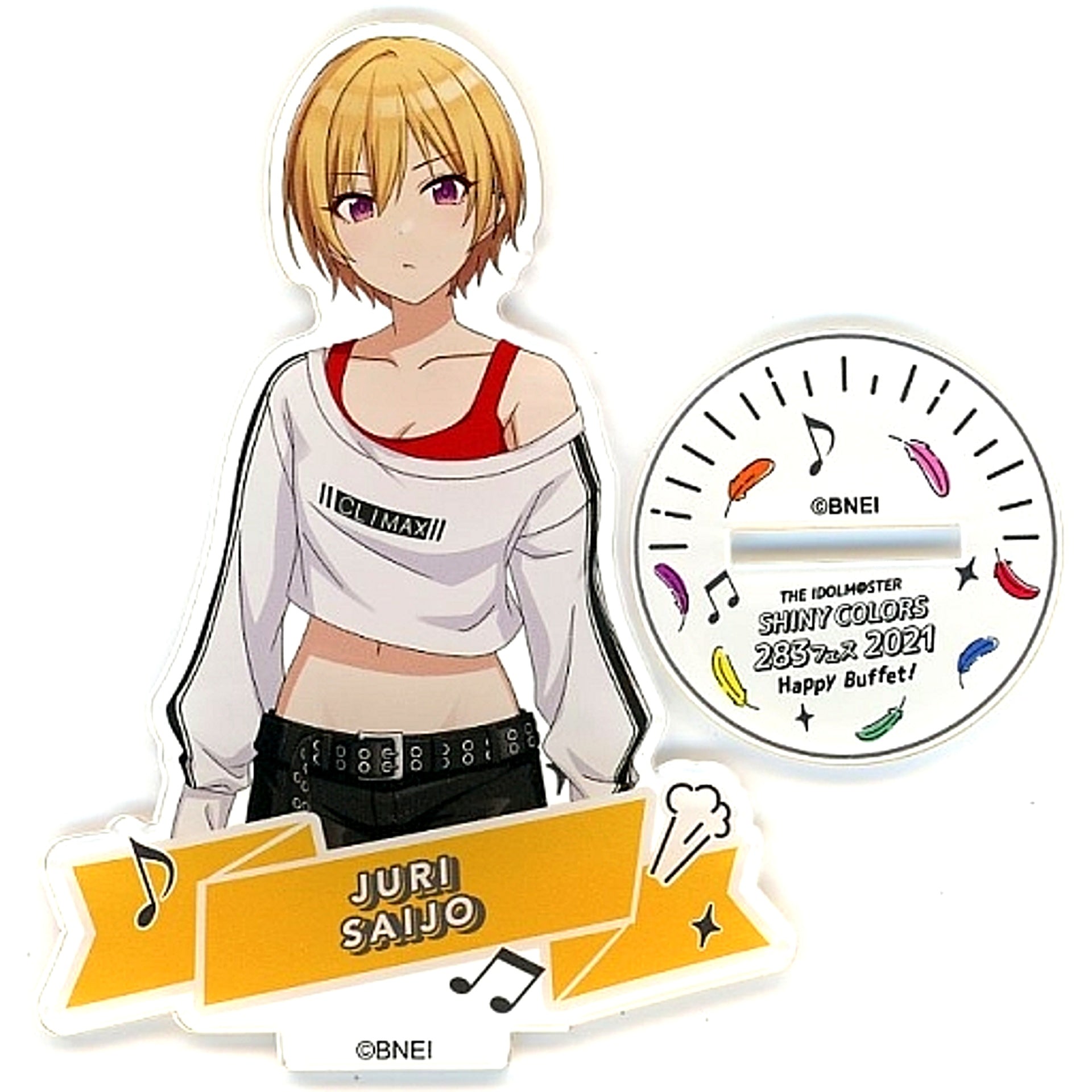 Juri Saijo THE IDOLM@STER SHINY COLORS Official Acrylic Stand 283 Fes 2021 Ver. [USED]