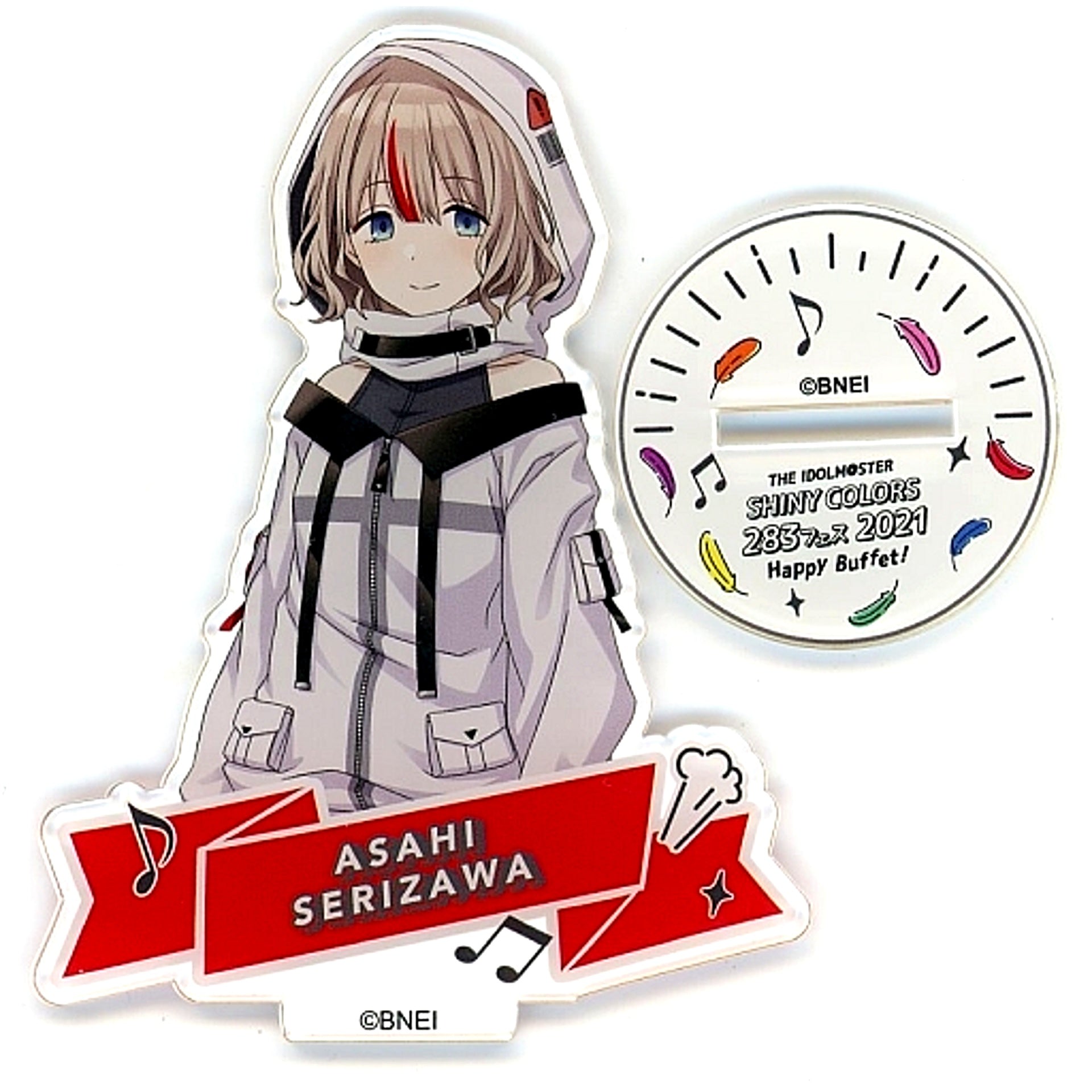 Asahi Serizawa THE IDOLM@STER SHINY COLORS Official Acrylic Stand 283 Fes 2021 Happy Buffet! Ver. [USED]