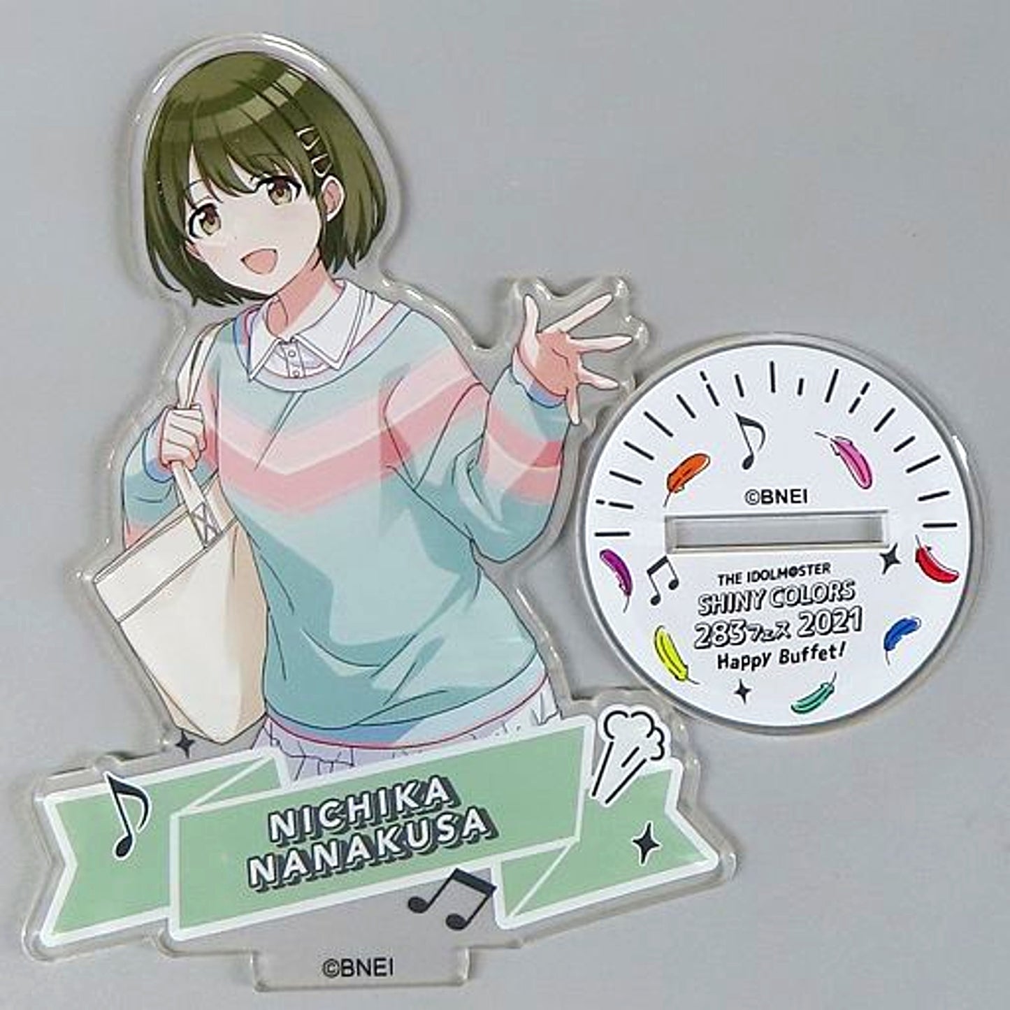 Nichika Nanakusa THE IDOLM@STER SHINY COLORS Official Acrylic Stand 283 Fes 2021 Happy Buffet! Ver. [USED]
