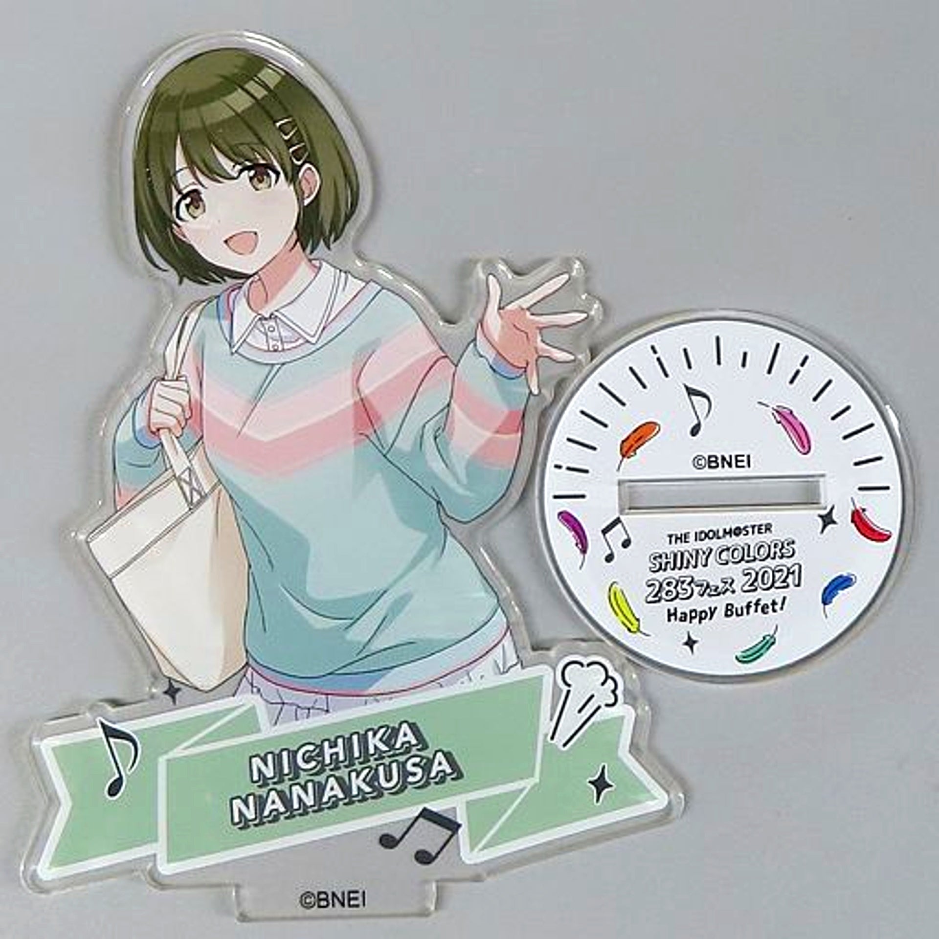 Nichika Nanakusa THE IDOLM@STER SHINY COLORS Official Acrylic Stand 283 Fes 2021 Happy Buffet! Ver. [USED]