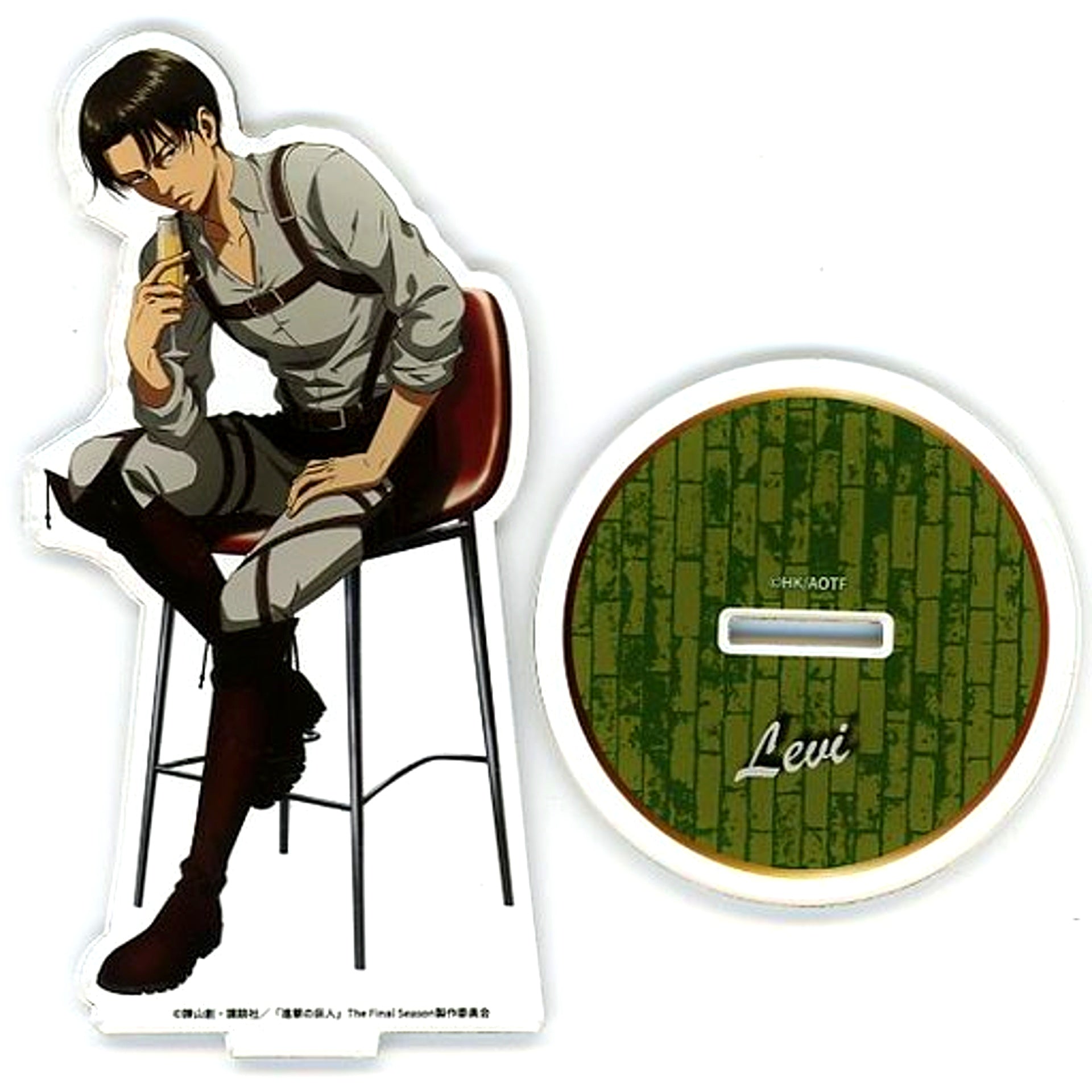 Levi Ackerman Attack on Titan DMM Scratch! Prize B-2 Acrylic Figure [USED]
