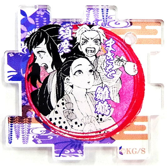Suma & Makio & Hinatsuru Demon Slayer Exhibition Tsunagaru Acrylic Puzzle Collection Vol.2 [USED]