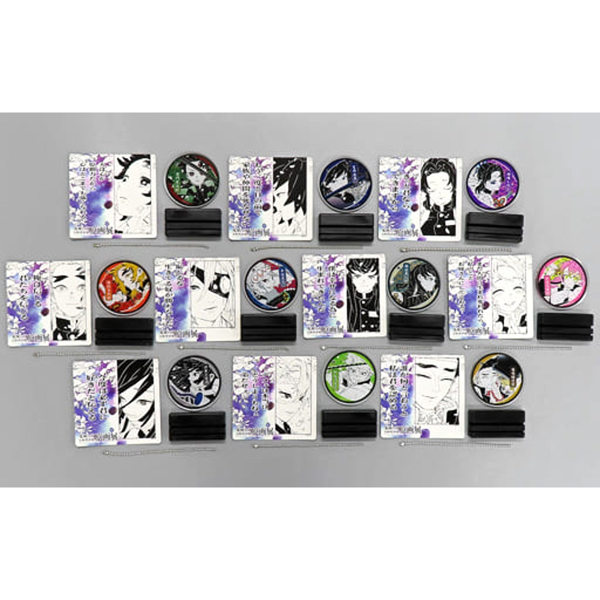 Demon Slayer: Kimetsu no Yaiba Tanjiro Kamado & Others All 10 Types Set Acrylic Iconic Scene Diorama Collection Koyoharu Gotoge Original Art Exhibition Limited Acrylic Item [USED]