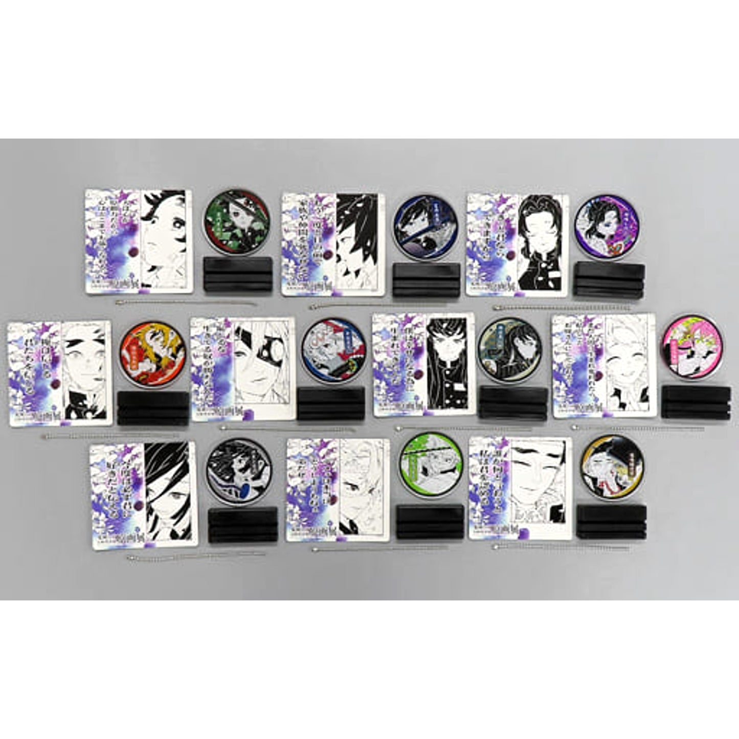 Demon Slayer: Kimetsu no Yaiba Tanjiro Kamado & Others All 10 Types Set Acrylic Iconic Scene Diorama Collection Koyoharu Gotoge Original Art Exhibition Limited Acrylic Item [USED]