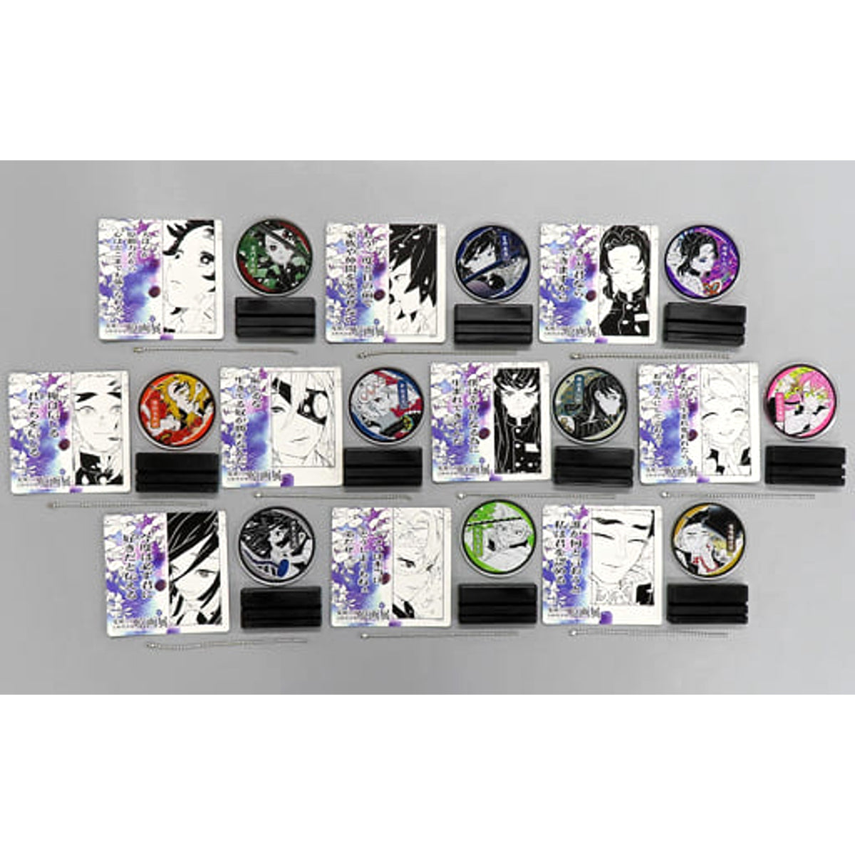 Demon Slayer: Kimetsu no Yaiba Tanjiro Kamado & Others All 10 Types Set Acrylic Iconic Scene Diorama Collection Koyoharu Gotoge Original Art Exhibition Limited Acrylic Item [USED]