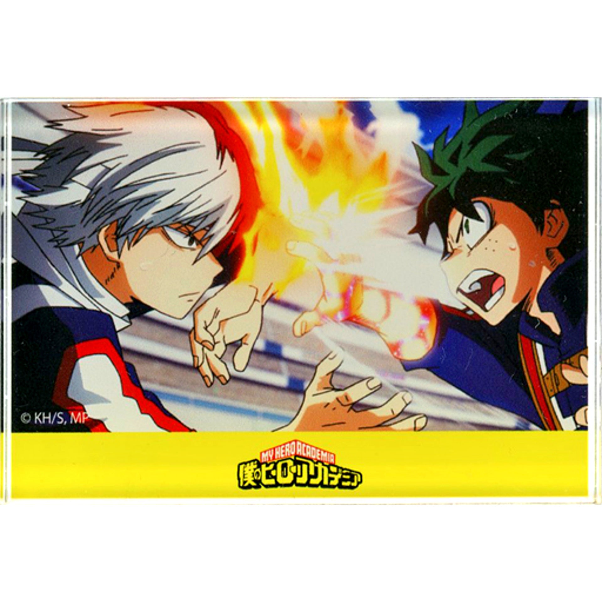 Izuku Midoriya & Shoto Todoroki My Hero Academia Acrylic Block Season 2 Munyugurumi Patio Limited [USED]