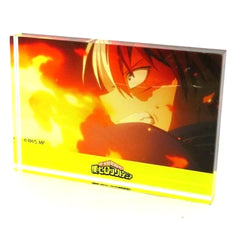 My Hero Academia Shoto Todoroki Acrylic Block Season 2 Fire Munyugurumi Patio Exclusive Acrylic Stands [USED]
