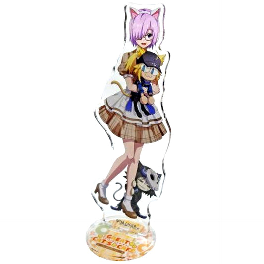 Mash Kyrielight BIG Acrylic Stand Fate/Grand Carnival x animate cafe [USED]