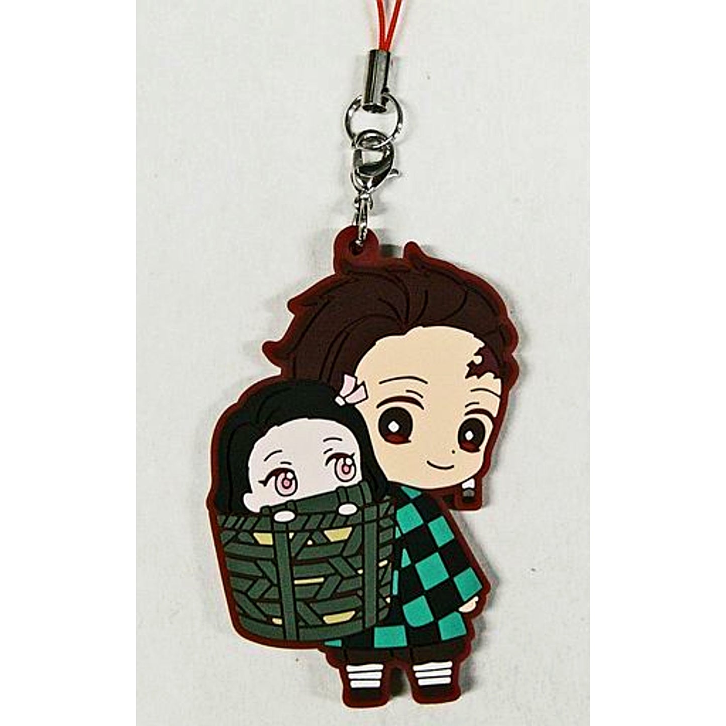 Tanjiro Kamado & Nezuko Kamado Demon Slayer: Kimetsu no Yaiba Metsu! Capsule Rubber Mascot 10 [USED]