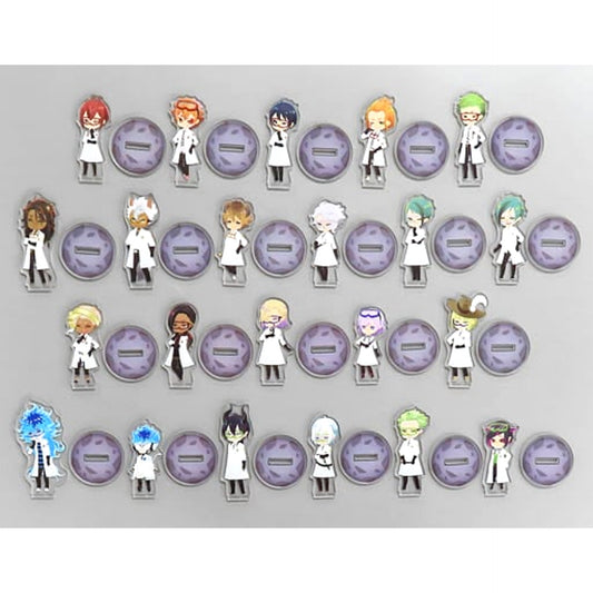 Disney: Twisted-Wonderland Riddle Rosehearts & Others Lab Coat All 22 Types Set Mini Acrylic Stand Collection Vol.4 Acrylic Stands [USED]