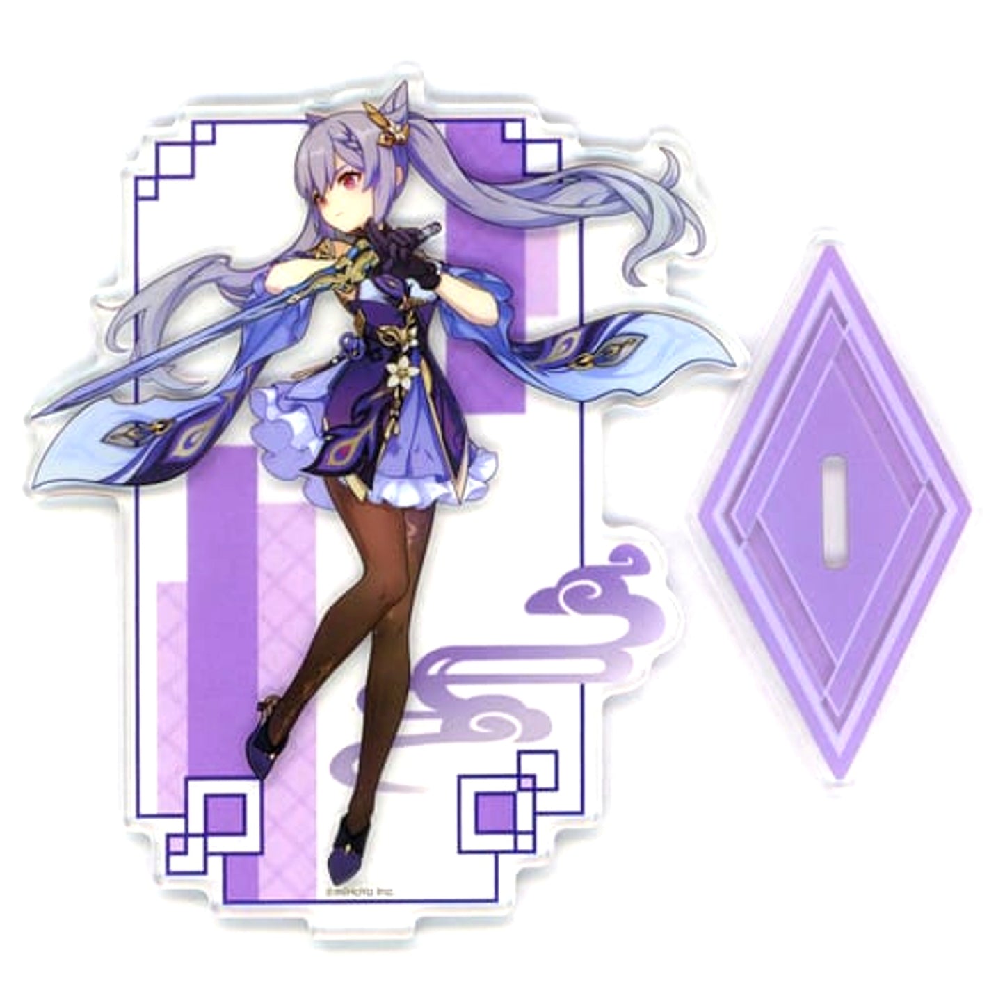 Keqing Genshin Impact Original Acrylic Stand Vol.2 Sega Exclusive [USED]