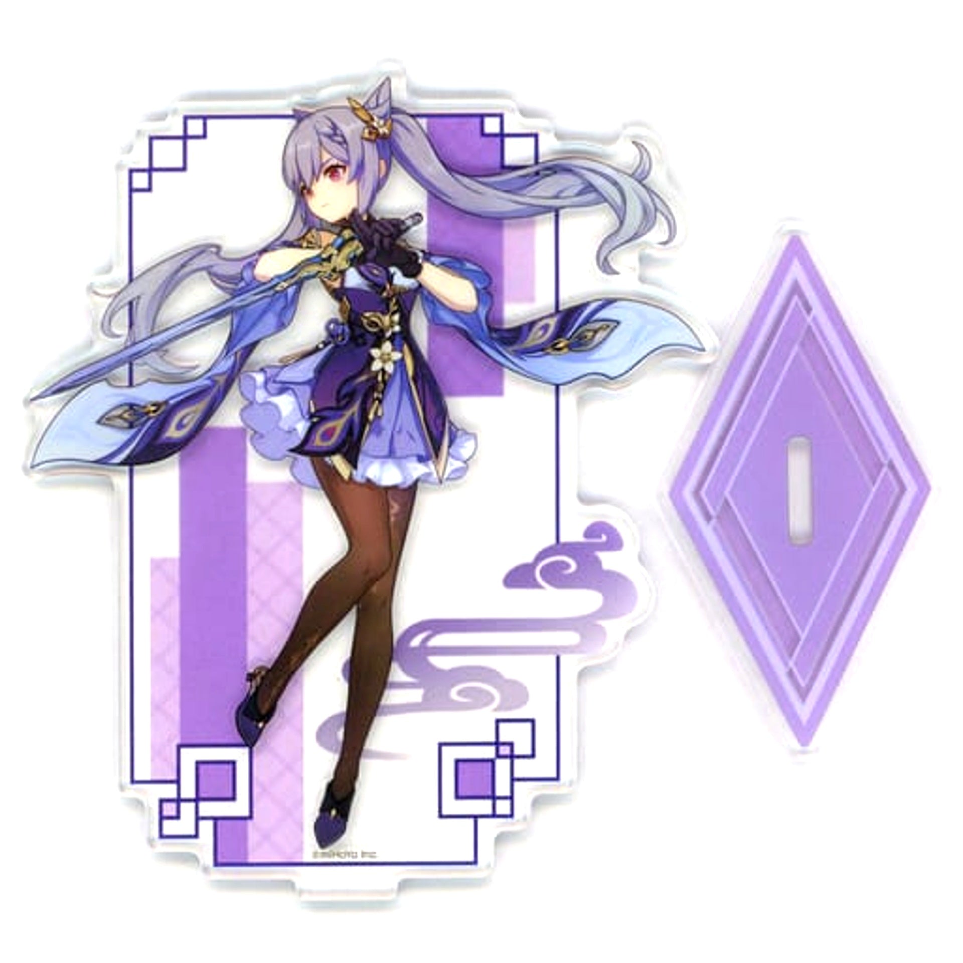 Keqing Genshin Impact Original Acrylic Stand Vol.2 Sega Exclusive [USED]