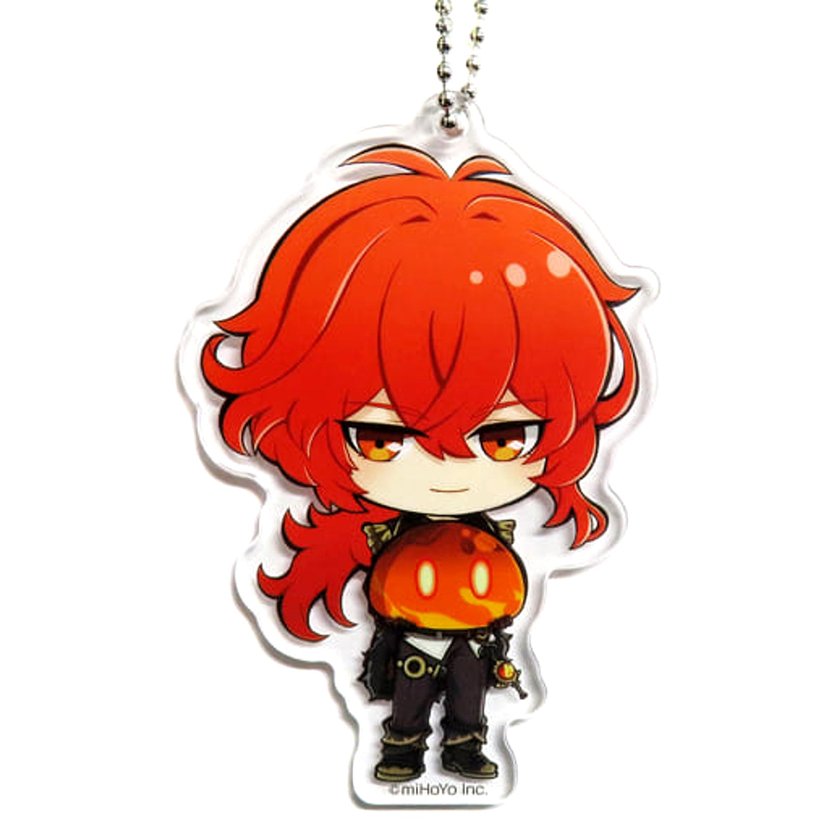 Genshin Diluc Original Acrylic Ball Chain SEGA Limited Acrylic Item [USED]