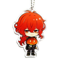 Genshin Diluc Original Acrylic Ball Chain SEGA Limited Acrylic Item [USED]
