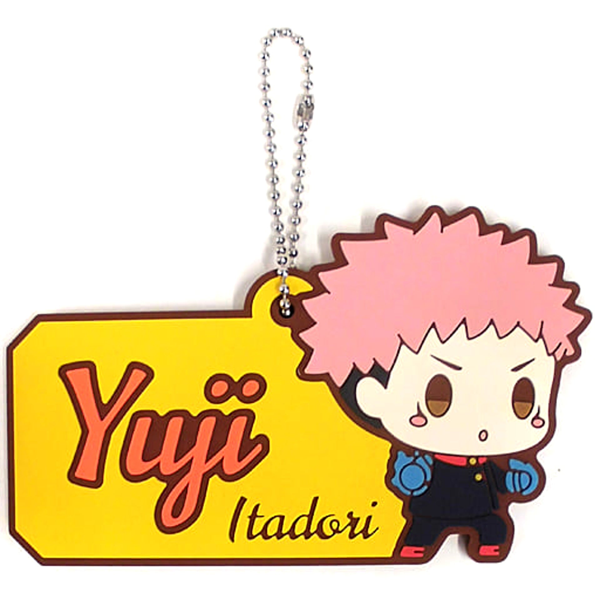 Jujutsu Kaisen Yuji Itadori Ichiban Kuji 3 Rubber Keychain Prize G Keychains [USED]