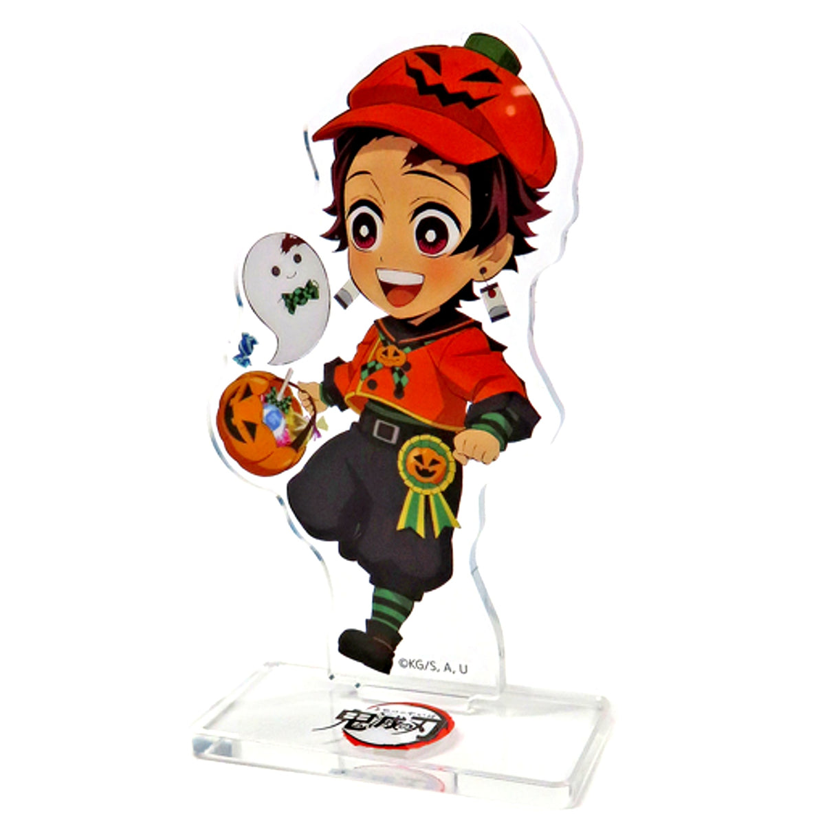 Tanjiro Kamado Group A Random Acrylic Stand Demon Slayer x ufotable cafe x Machi Asobi CAFE Halloween Event 2021 [USED]