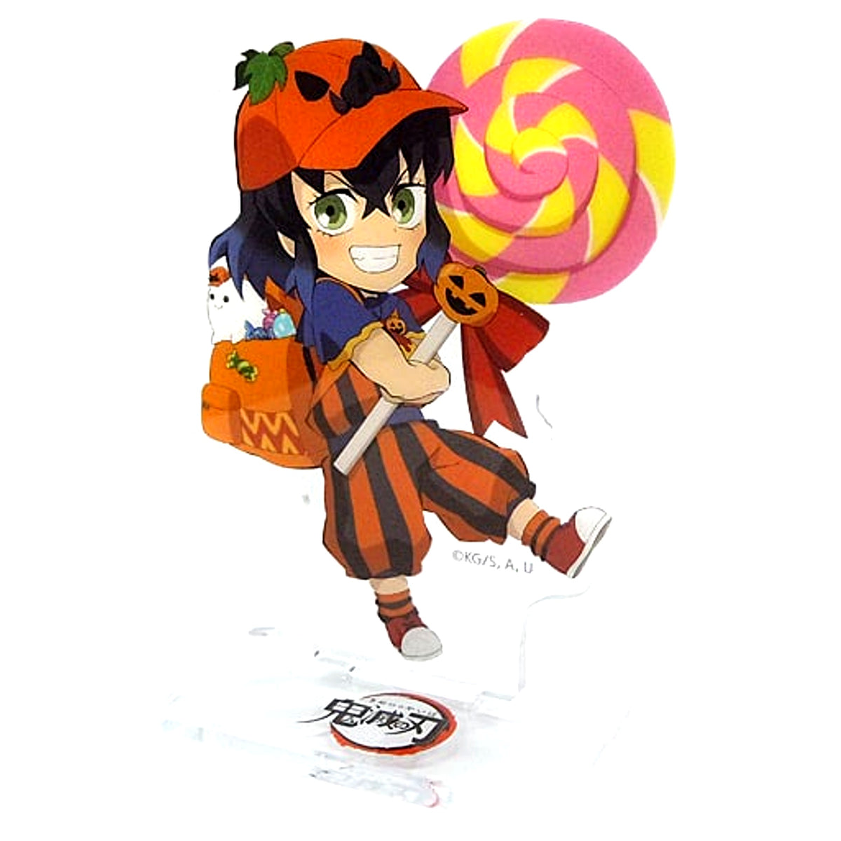 Inosuke Hashibira Demon Slayer: Kimetsu no Yaiba x ufotable cafe x Machi Asobi CAFE Halloween Event 2021 Random Acrylic Stand Group A [USED]