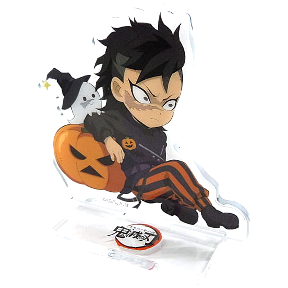 Demon Slayer: Kimetsu no Yaiba ufotable cafe x Machi Asobi CAFE Halloween Event 2021 Genya Shinazugawa Random Acrylic Stand Group A Acrylic Stands [USED]
